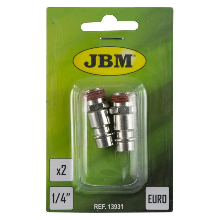 JBM-13931 Eur Male Connector - 1/4" Male Thread (2 Pieces) Additional View 2