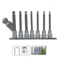JBM-50982 Set Of Ball Tip Hexagonal 3/8 Drive Allen Keys -