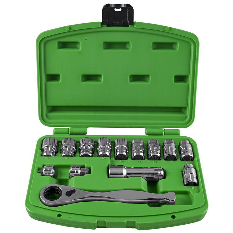 JBM-51617 15 Piece Socket Set with Stud Bolt Sockets-Sweeney Motor Factors