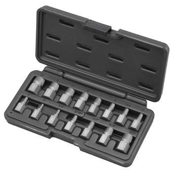 JBM-51997 Multispline Screw Extractor Set 15pc