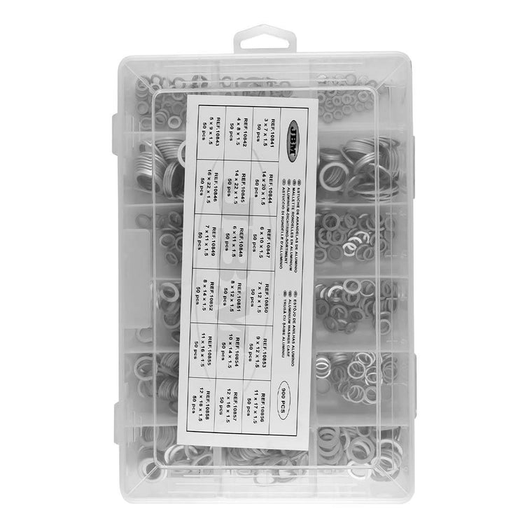 JBM-52031 Aluminium 18 Washer Case 900 Pieces Additional View 2