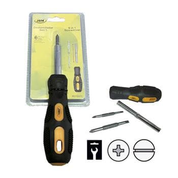 JBM-52072 Six In One Screwdriver - screw drivers