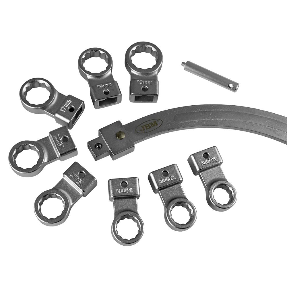 JBM-52832 V-Belt And Timing Belt Wrench Set 12-Point Interchangeable Head Additional Image 2