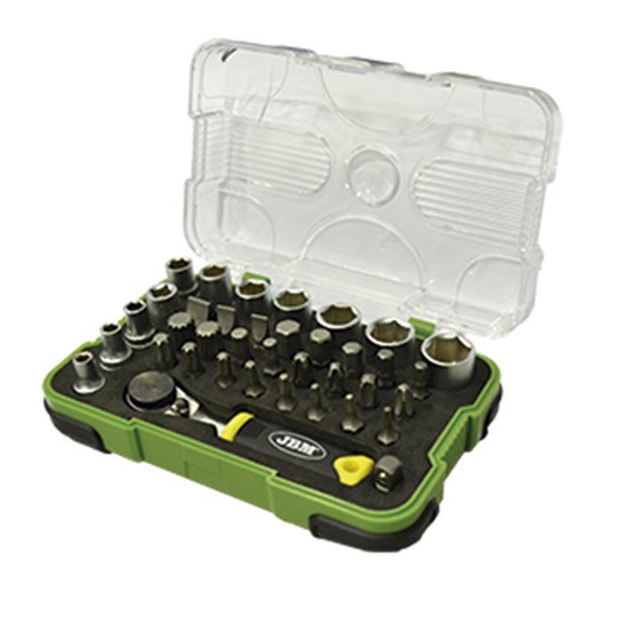 JBM-53156 Quarter Drive Socket Set 38pc - socket sets