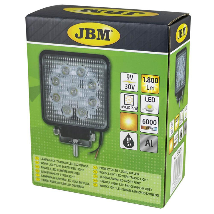 JBM-53428 Work Light LED - Square Additional View 3