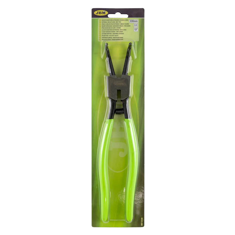 JBM-53548 13" External Circlip Pliers (Bent Tips) 330mm Additional View 1-Sweeney Motor Factors