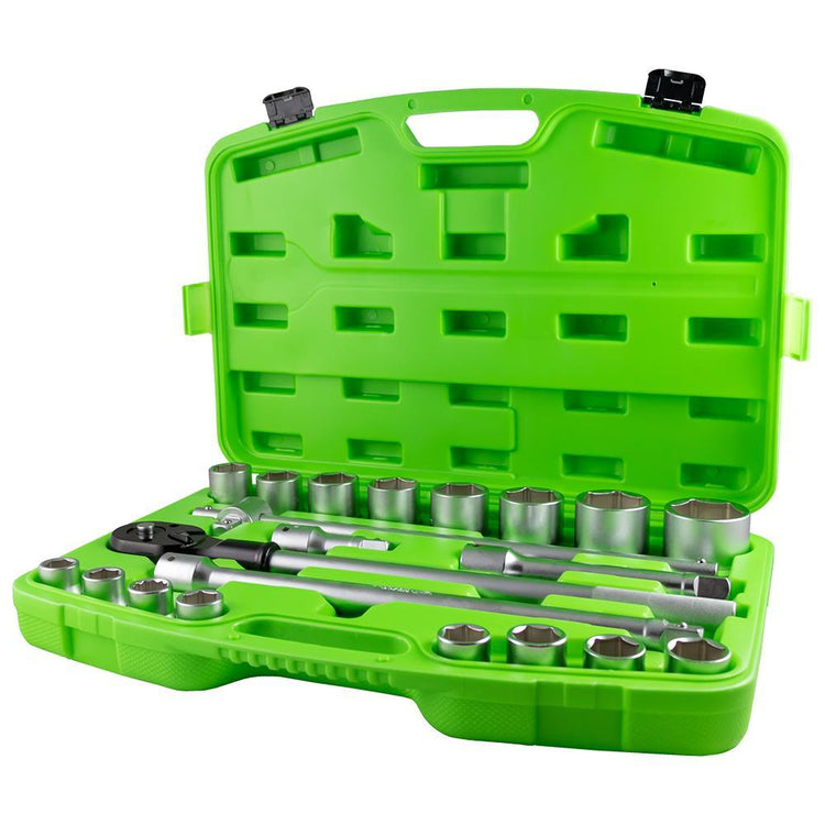 JBM-53727 21 Piece Plastic Tool Case with 3/4" Autocle 6-Point Sockets Additional View 1-Sweeney Motor Factors