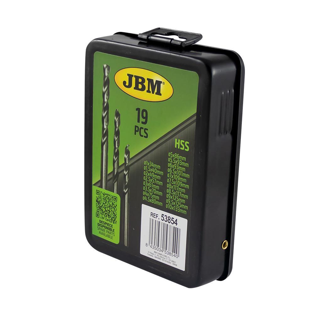 JBM-53854 HSS 4341 Twist Drill Set 1-10mm Additional Image 3