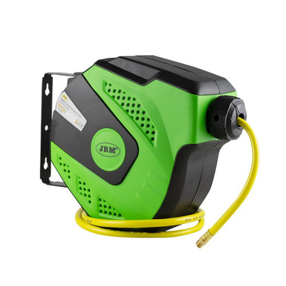 JBM-53882 11M Air Hose Reel With Retractable - Green