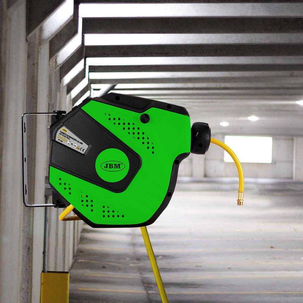 JBM-53882 11M Air Hose Reel With Retractable - Green Additional Image 4