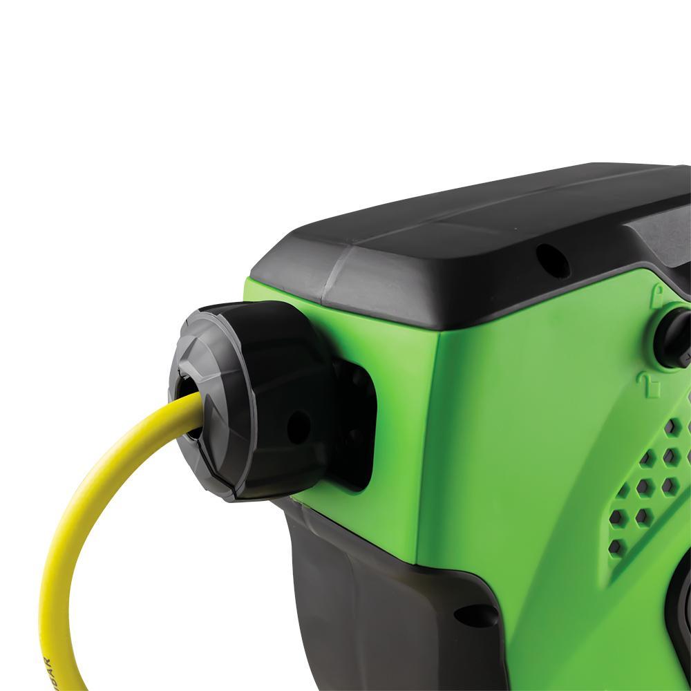 JBM-53882 11M Air Hose Reel With Retractable - Green Additional Image 1