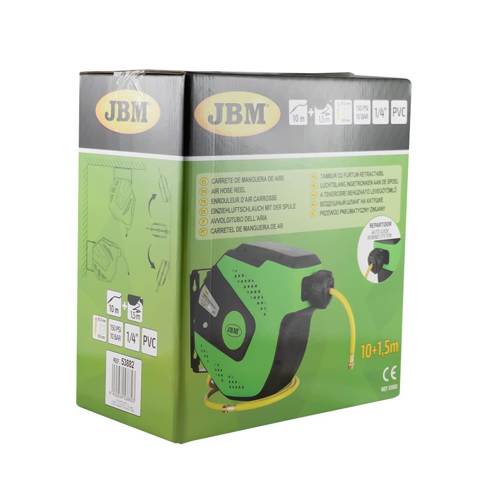 JBM-53882 11M Air Hose Reel With Retractable - Green Additional Image 2