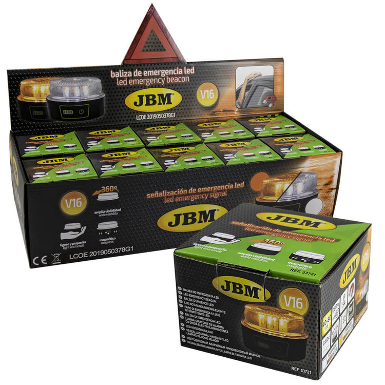 JBM-53721 LED Beacon Amber & Clear