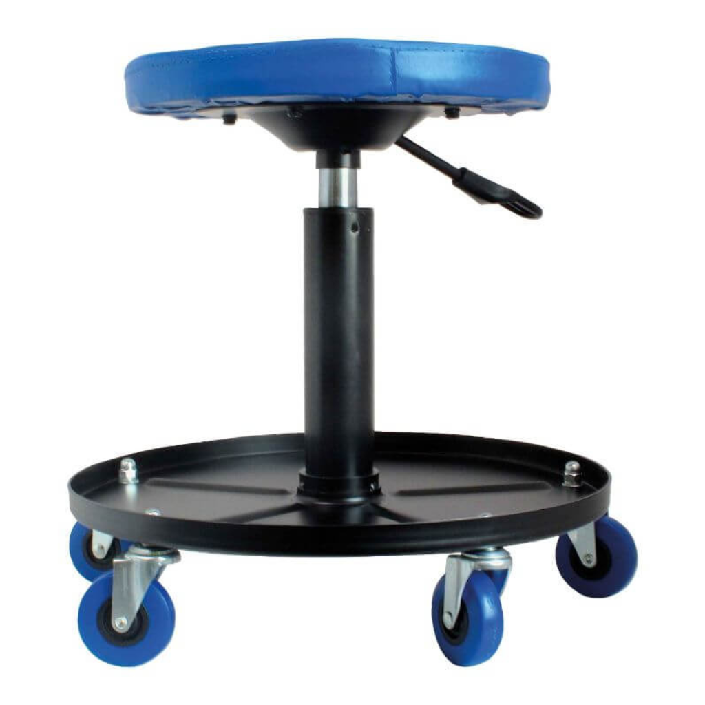 Mechanics workshop stool 5 wheels max height 555 mm