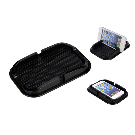 Mobile phone non-slip mat black for dashboard
