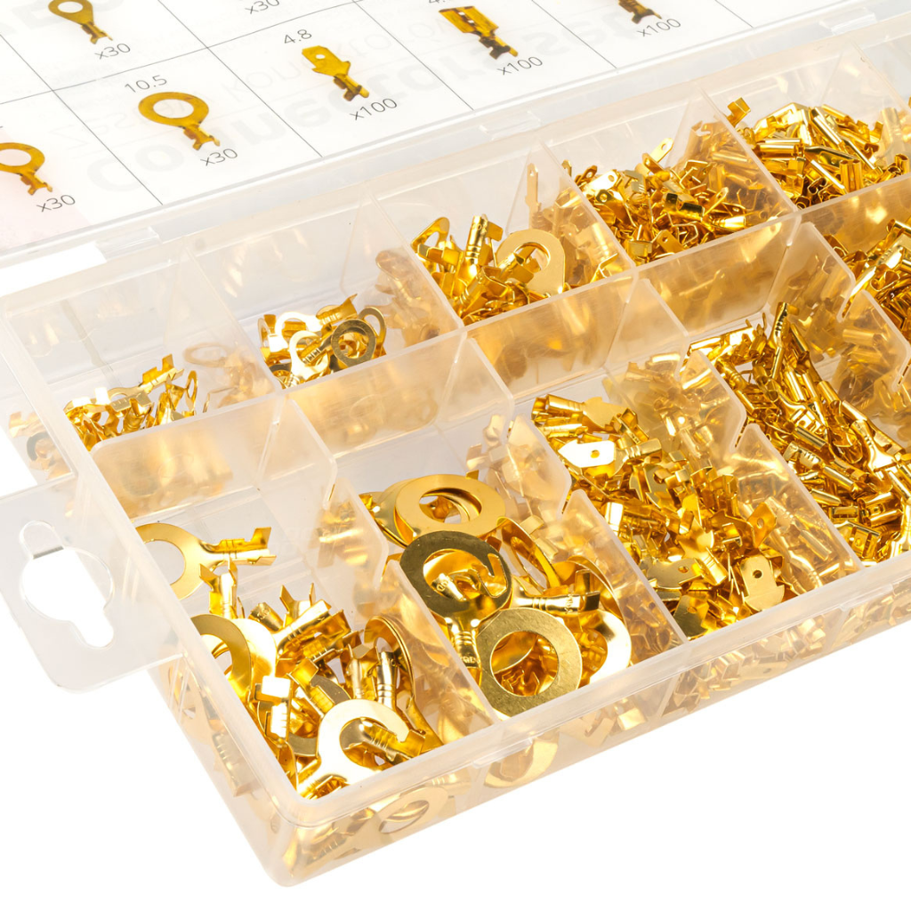 Non Insulated Electrical Connectors Set 750pc