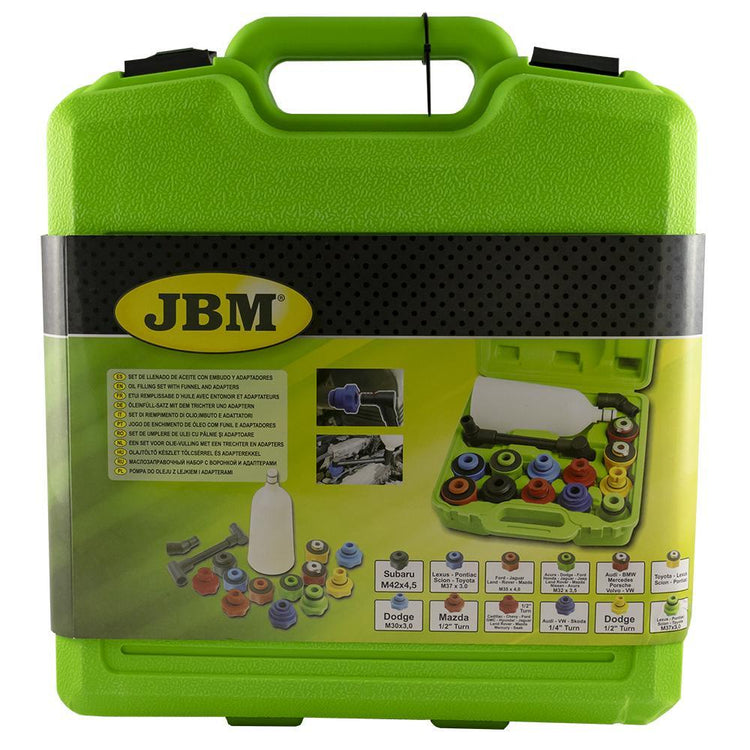 JBM-53485 Oil Filling Set with Funnel and Adapters Additional View 3