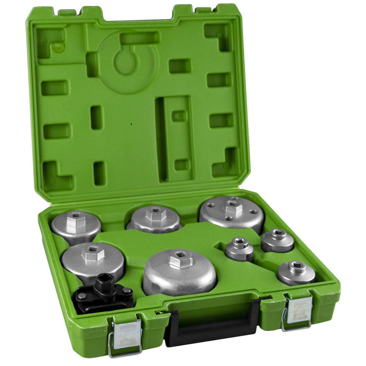 Oil Filter Cup Puller Set 9pc Wrench Oil Change New Type - Sweeney Motor Factors