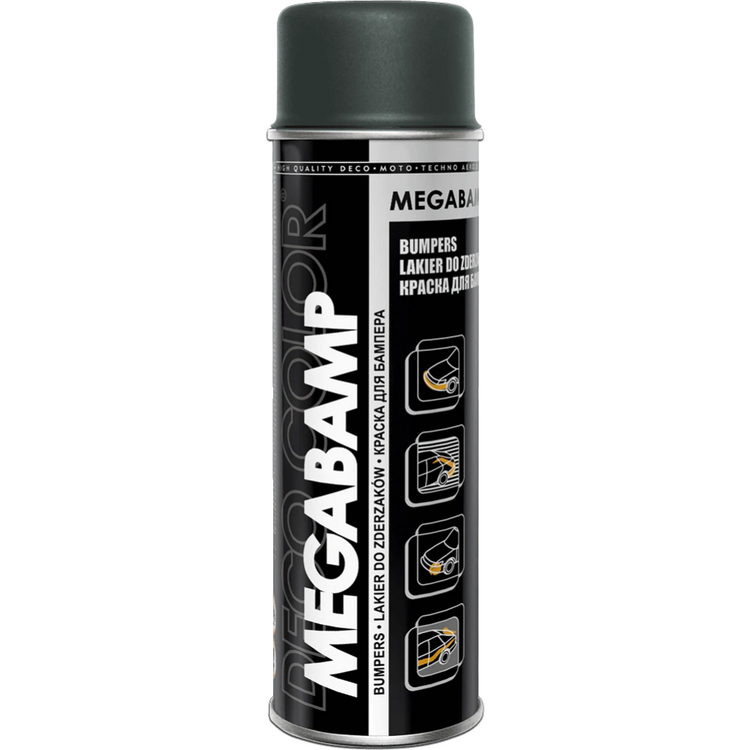 Professional Bumper Spray Paint 500ml 3 Colours - Dark Grey