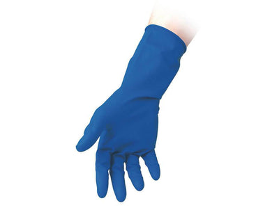 Reflexx Blue Powder Free Latex Gloves High Risk Reflexx 98HHR 18.5 mil