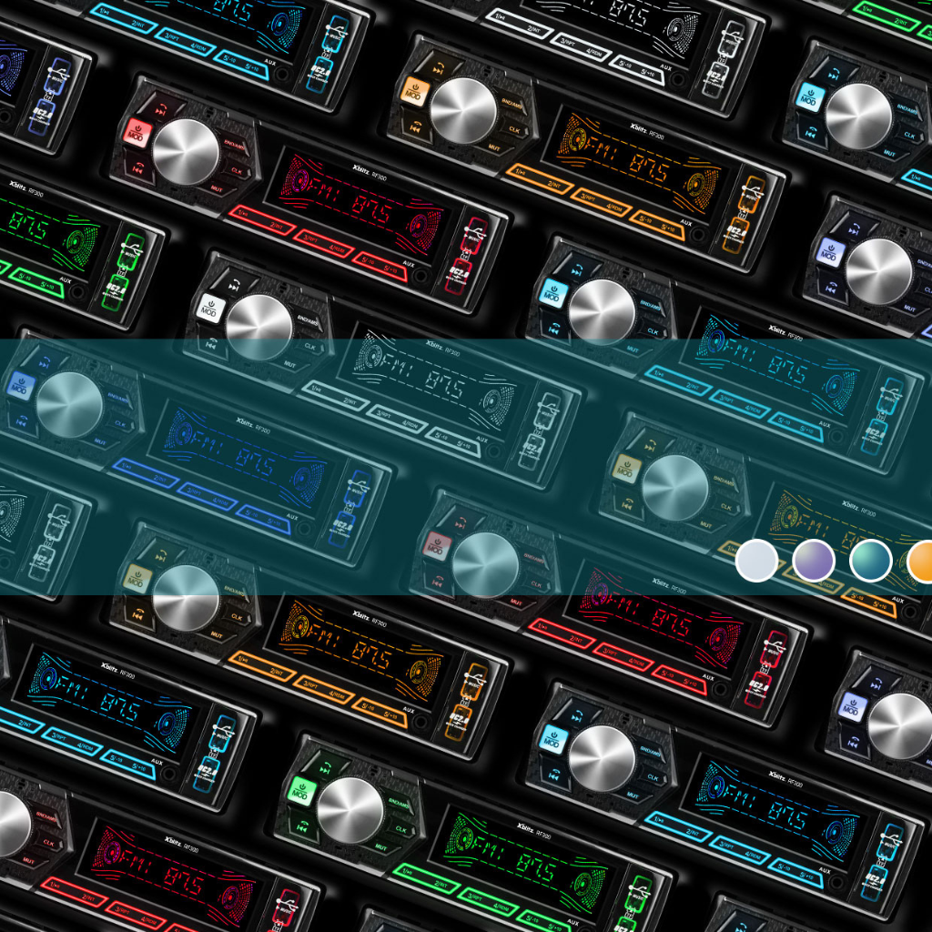 Rf300 car radio with usb fast charging function - audio