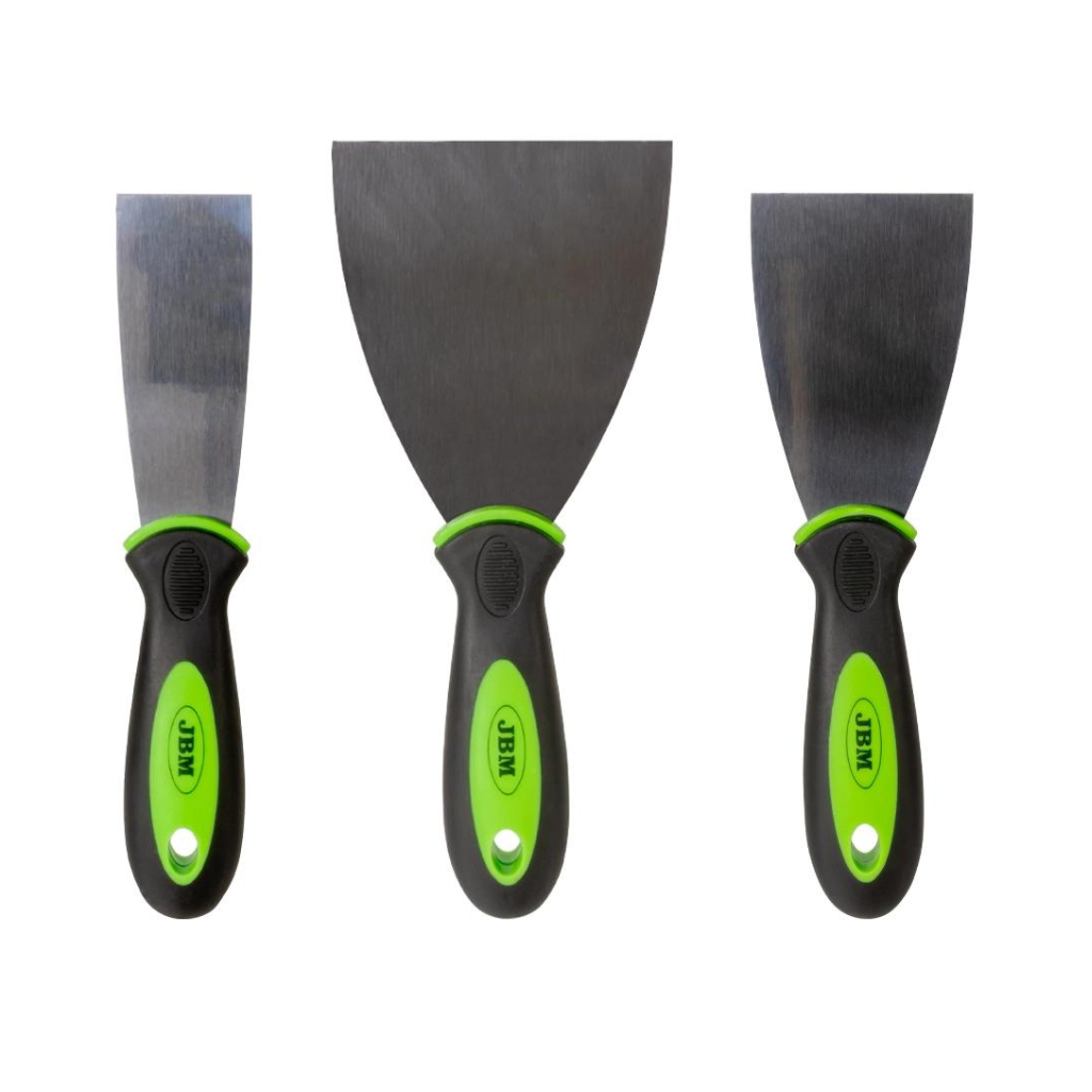 Set Of 3 Paint Scrapers 40mm 60mm 80mm - Hand Tools