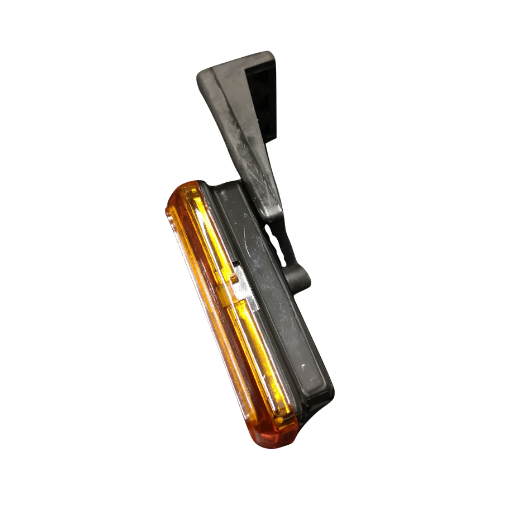 Side marker trailer light amber bulb type 12v with mounting