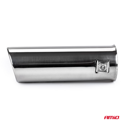 Single pipe exhaust tip 30 - 45mm mounting size 155mm long