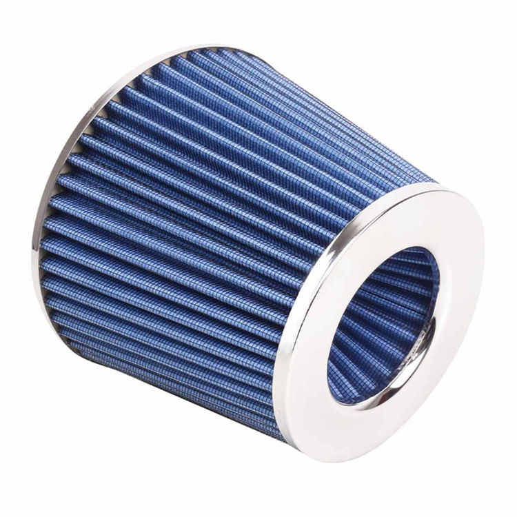 Stainless steel air breather induction filter universal fit