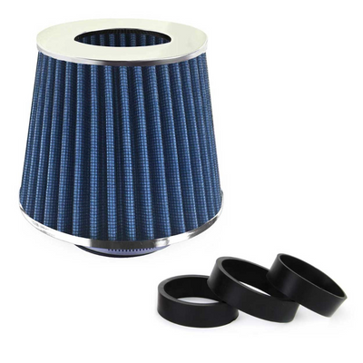 Stainless steel air breather induction filter universal fit