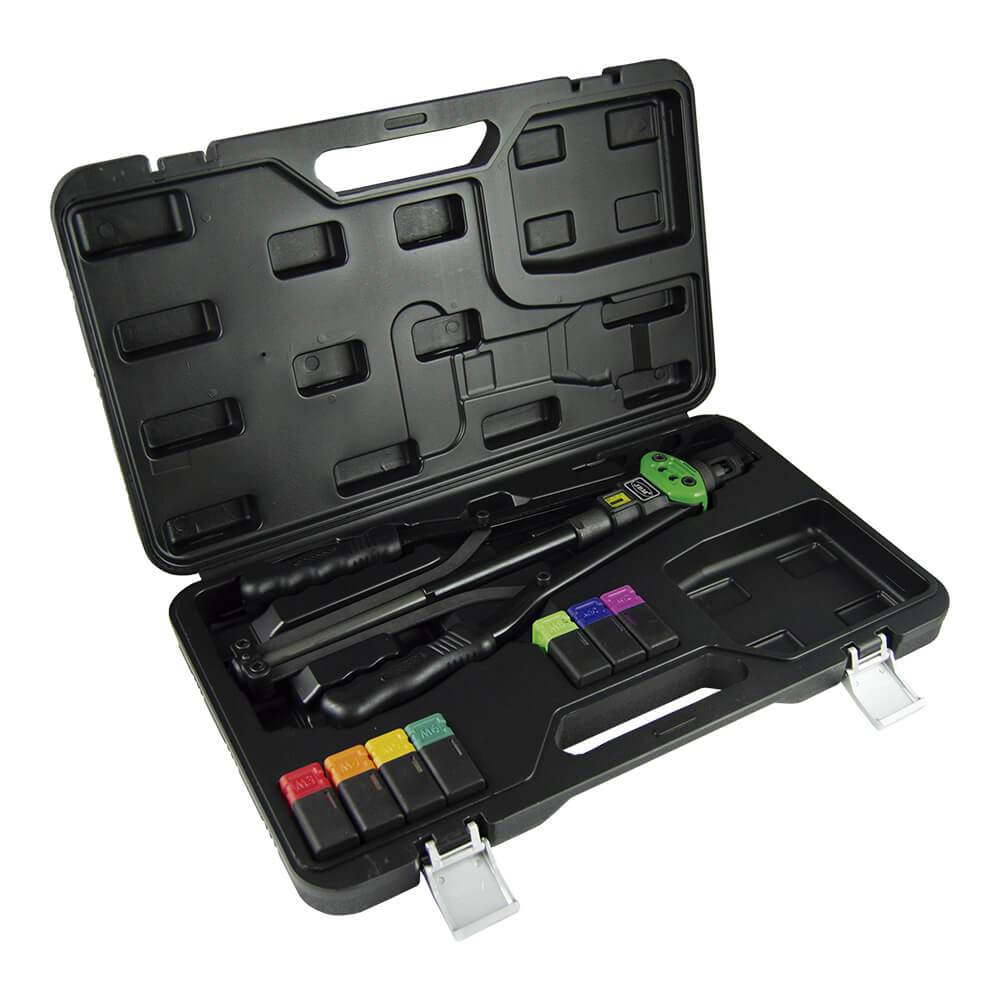 Twin Handle Nut Riveter Professional Heavy Duty Tool Kit Thread Nut Rivet Insert - Sweeney Motor Factors