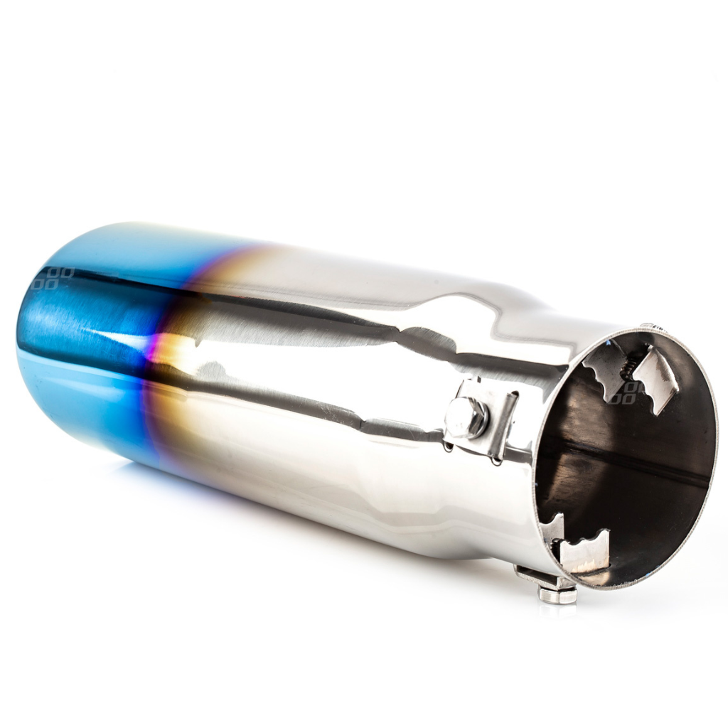 Universal chrome plated exhaust tail pipe mounting diameter: