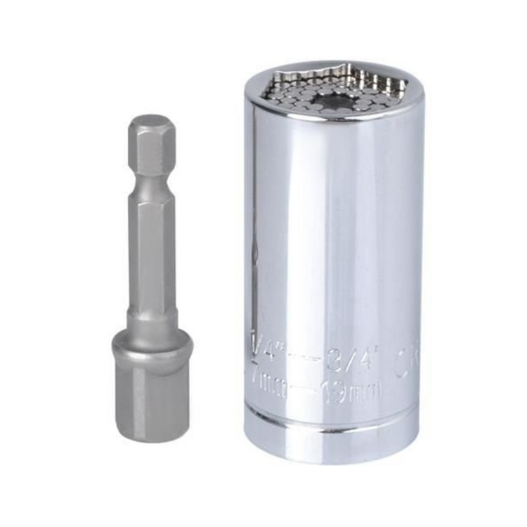 Universal socket - wrench 7-19mm 3/8 drive